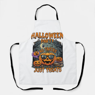 Halloween-Party Keine Tracks Nur Treats Sonnenbril Schürze