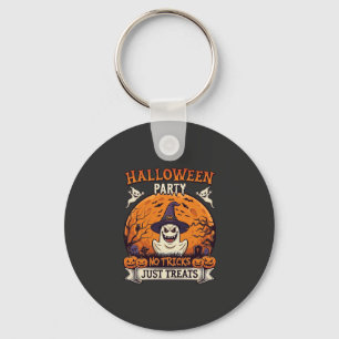 Halloween-Party Keine Tricks Nur Süßigkeiten Geist Schlüsselanhänger