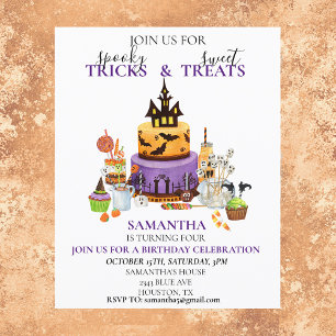 Halloween Party Kinderkuchen Leckereien Süßigkeite