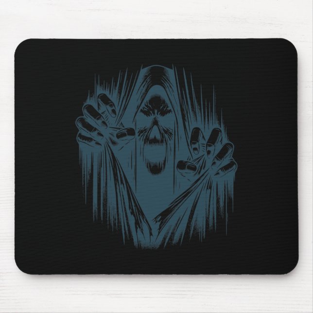Halloween-Party Kostüm Beängstigend Ghoul Ripping  Mousepad (Vorne)