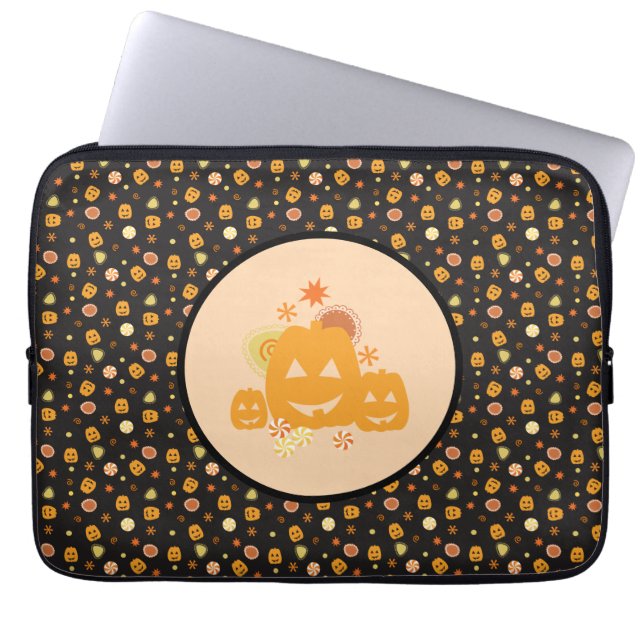 Halloween-Party Laptopschutzhülle (Vorderseite)