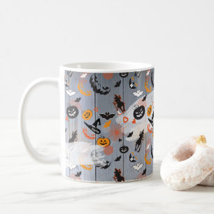 Halloween-Party "Leckerei oder Trick" Holz-Loft-De Kaffeetasse