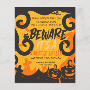 Halloween-Party, lustig, beängstigende Kürbiseinla