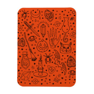 Halloween-Party Magnet