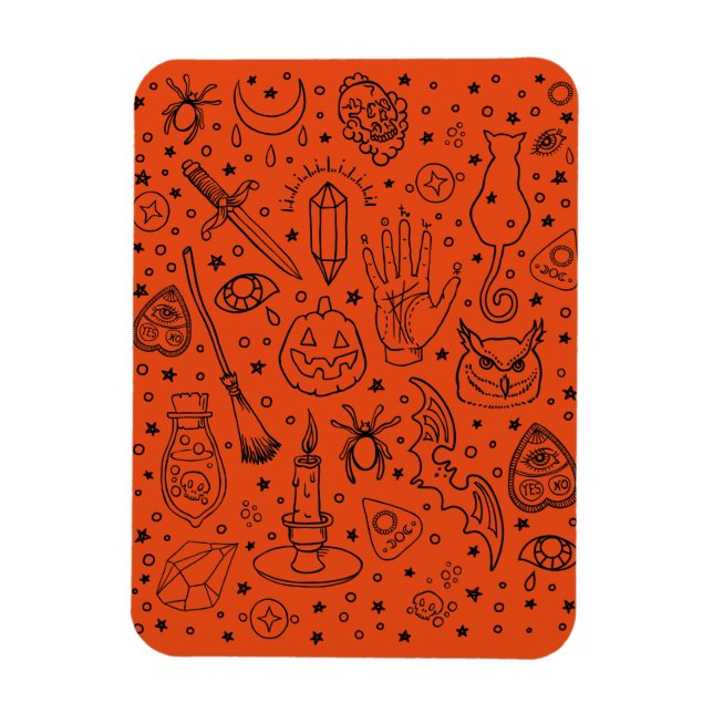 Halloween-Party Magnet (Vertikal)