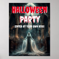 Halloween-Party mit Creepy Ghost