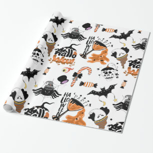 Halloween-Party-Monster Geschenkpapier