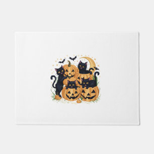 Halloween-Party Niedlich Black Cats und Pumpkins H Fußmatte