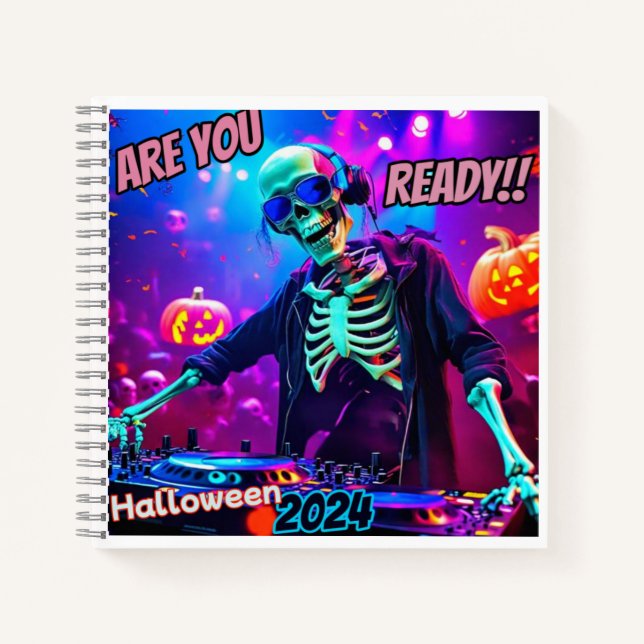 Halloween-Party Notizbuch (Vorderseite)