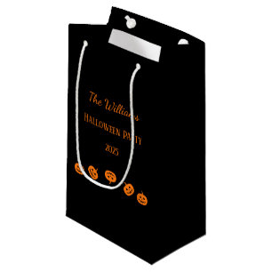Halloween-Party Orange Pumpkins Geschenktasche Kleine Geschenktüte