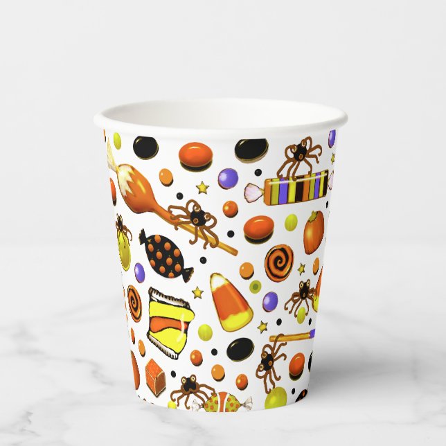 Halloween-Party Pappbecher (Vorderseite)