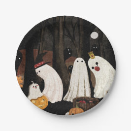 Halloween-Party Pappteller