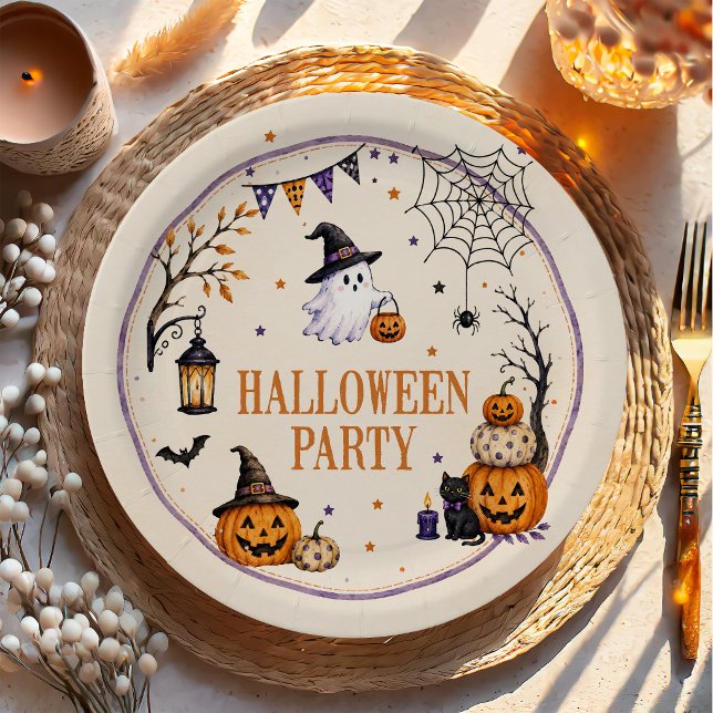 Halloween-Party Pappteller (Von Creator hochgeladen)