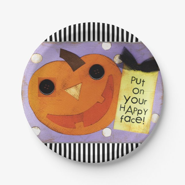 Halloween-Party Pappteller (Vorderseite)