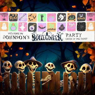 Halloween-Party Pastel Halloween Dekor Empfang Banner