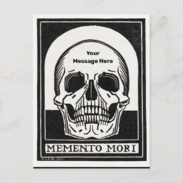 Halloween-Party Personalisiert Skeleton Geburtstag Postkarte