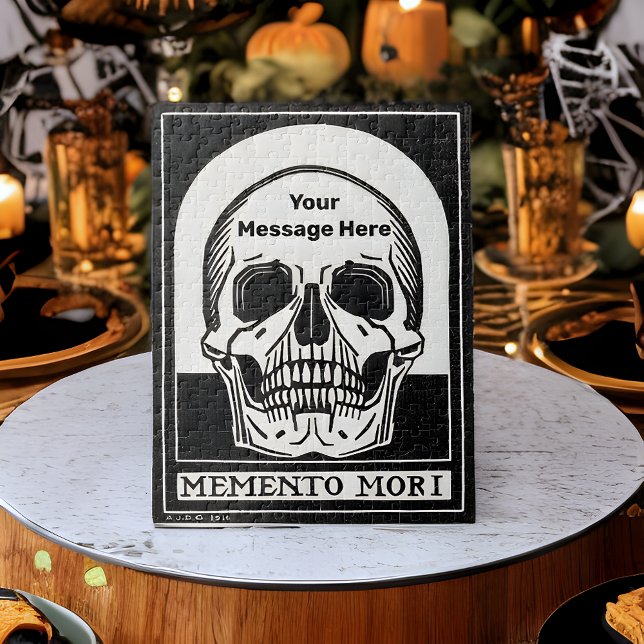 Halloween-Party Personalisiert Skeleton Geburtstag Puzzle (Von Creator hochgeladen)