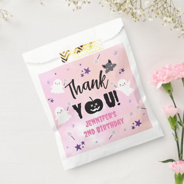 Halloween Party Pink Girl Niedlich Spooky Geschenktütchen (Versiegelt)