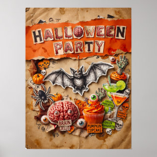 Halloween-Party-Plakat Poster