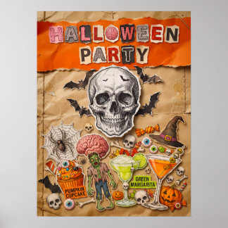 Halloween-Party-Plakat Poster