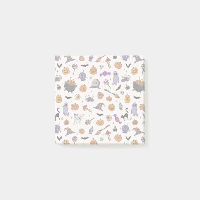 Halloween-Party Post-it Klebezettel (Vorderseite)