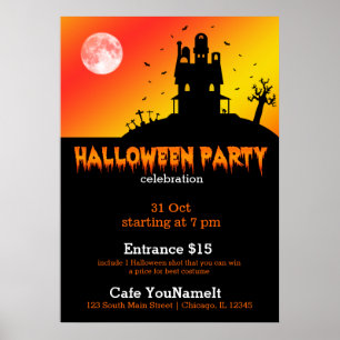 Halloween-Party Poster