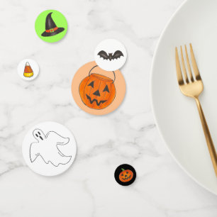 Halloween-Party Pumpkin Hexe Bat Ghost Candy Corn Konfetti