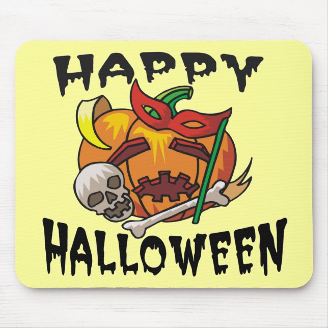 Halloween-Party Pumpkin Mouse Pad Mousepad (Vorne)