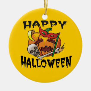Halloween-Party Pumpkin Ornament