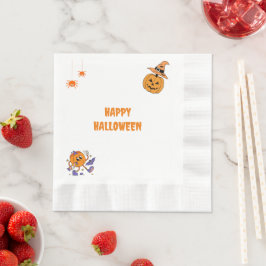 Halloween-Party Pumpkin Paper Napkin Serviette