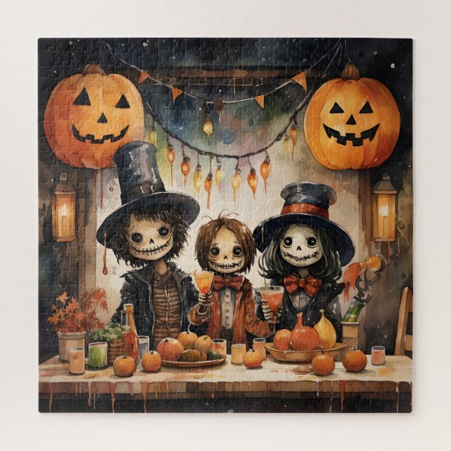 Halloween Party Puzzle (Vertikal)