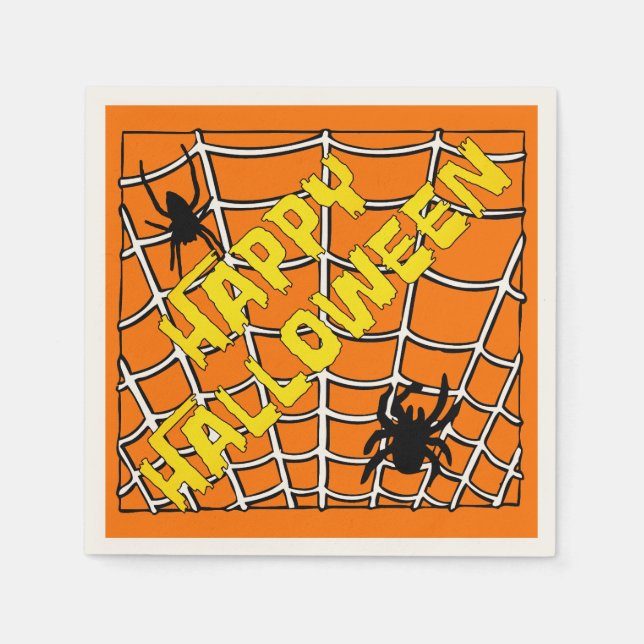 Halloween-Party Serviette (Vorderseite)