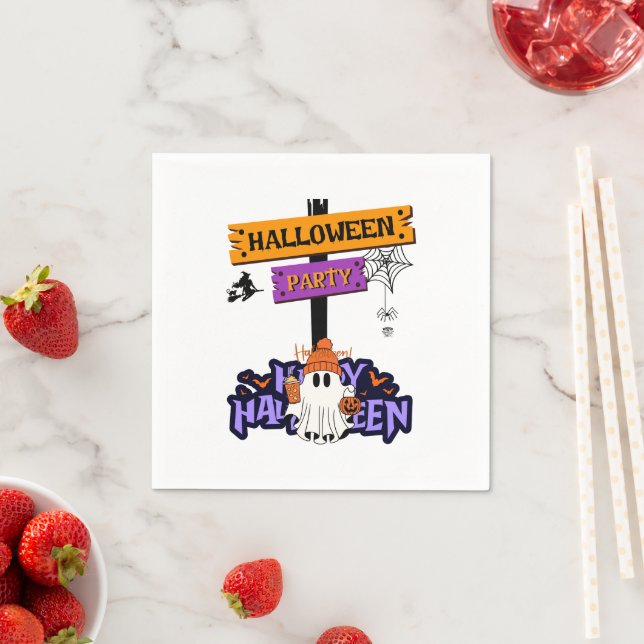 Halloween Party Serviette (Beispiel)