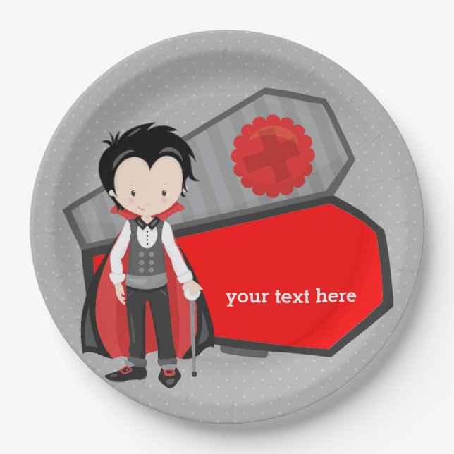 Halloween-Party Set Pappteller (Vorderseite)