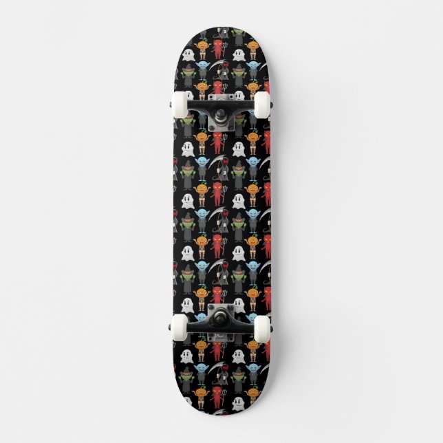 Halloween-Party-Skateboard Skateboard (Vorderseite)