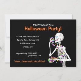 Halloween-Party Skeleton Einladung