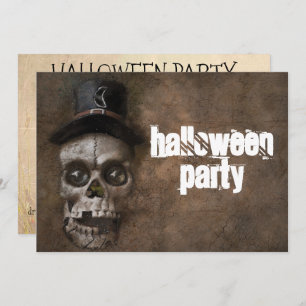 Halloween-Party Skull Einladung Personalisiert
