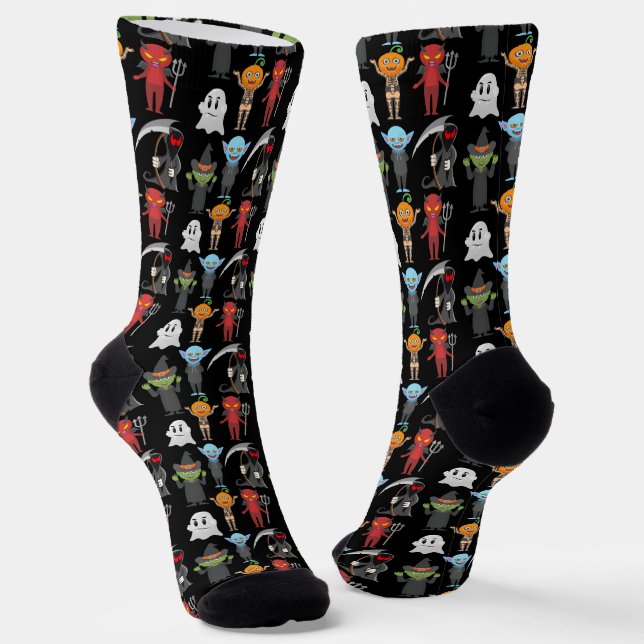 Halloween-Party Socken #2 (Gewinkelt)