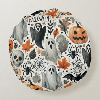 Halloween-Party Special Gemütliches und ästhetisch Rundes Kissen