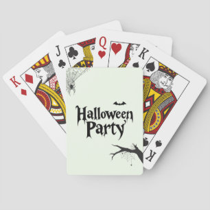 Halloween-Party Spielkarten