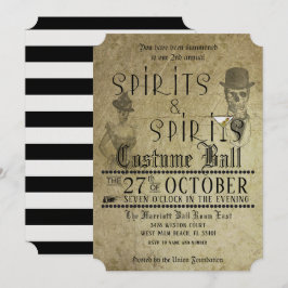 Halloween-Party Spirits Kostümball Einladung