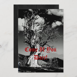 Halloween-Party Spooky Tree Monster Bash Einladung