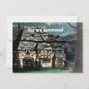 Halloween-Party Spuk Haus Einladung