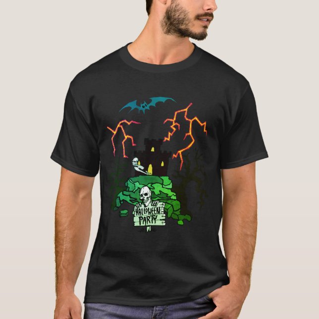 Halloween-Party T-Shirt (Vorderseite)