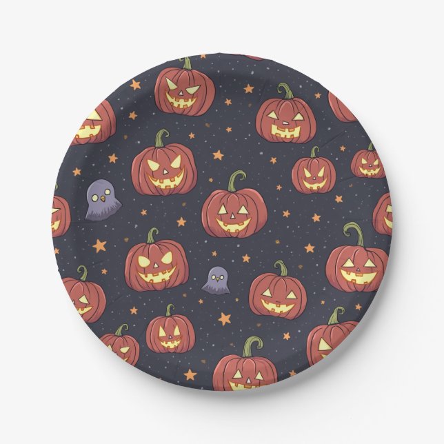 Halloween-Party Teller (Vorderseite)