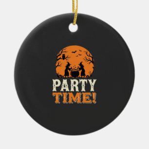 Halloween-Party-Time-Hexenkessel-Design_1 Keramik Ornament