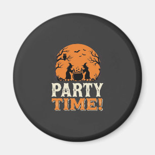Halloween-Party-Time-Hexenkessel-Design_1 Magnet