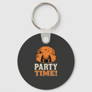 Halloween-Party-Time-Hexenkessel-Design_1 Schlüsselanhänger