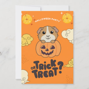 Halloween-Party Trick-or-Treat Meerschweinchen Fei Feiertagskarte
