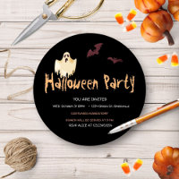 Halloween-Party und Gespenster Einladung